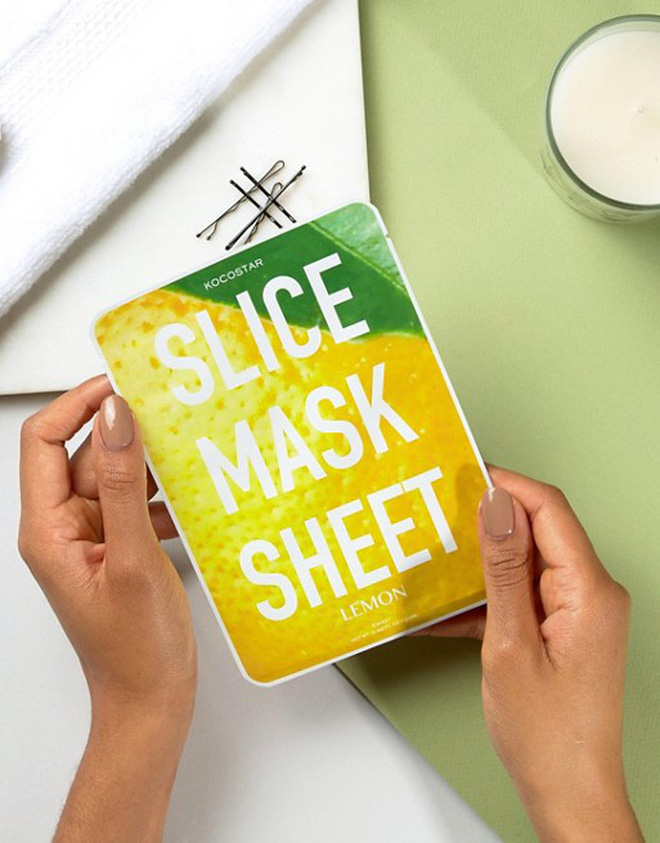 Mặt Nạ Lát Chanh Kocostar KOCOSTAR’s Lemon Slice Mask Sheet