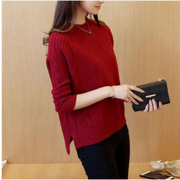 Áo Len Nữ Dệt Kim Đẹp Kiểu Cách Thời Trang AL39 - Hàng Quảng Châu Cao Cấp.