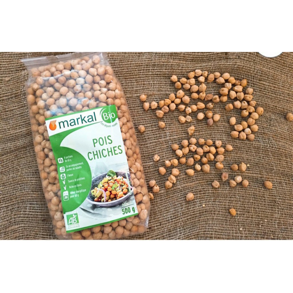 Đậu gà hữu cơ organic chickpeas - 500gr, date 2023