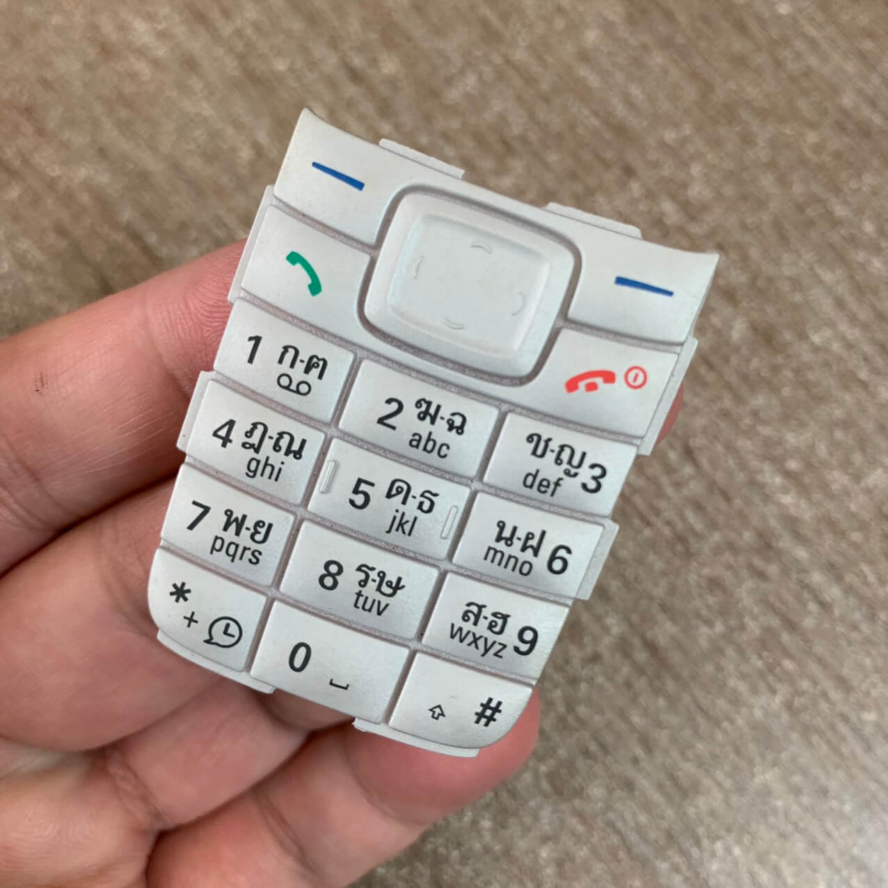 Điện thoại Nokia cổ 1110 | 1110i | 1112 hay hư phím do bấm nhiều, Bàn Phím NOKIA 11xx mới, chính hãng Phần lan bấm êm nhẹ và rất bền - ZIPOKA