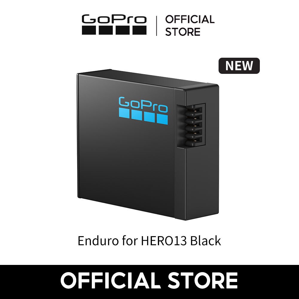  GoPro Pin Enduro cho HERO13 Black pin lithium-ion dung lượng 1900 mAh thời gian sử dụng lên đến hơn 3 giờ sử dụng được ngay cả ở nhiệt độ dưới mức đóng băng -10 độ C 
