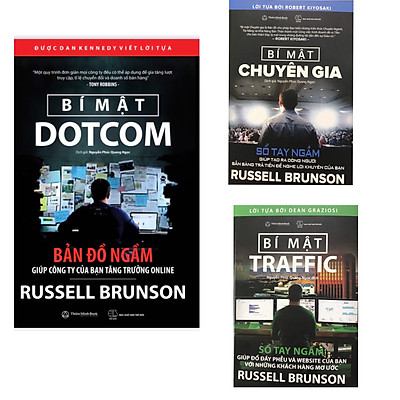 Sách - combo 3 cuốn bí mật dotcom + bí mật traffic + bí mật chuyên gia