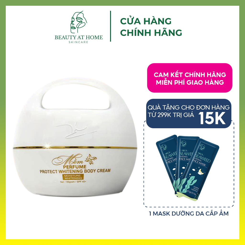 Kem dưỡng trắng da body acosmetics Phương Anh giúp da trắng mịn kháng nước không bết dính thẩm thấu nhanh 150g - Beauty at home