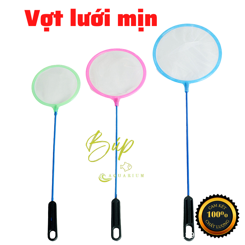 Vợt guppy tròn lưới mịn vợt nano tròn vớt cá bobo artemia