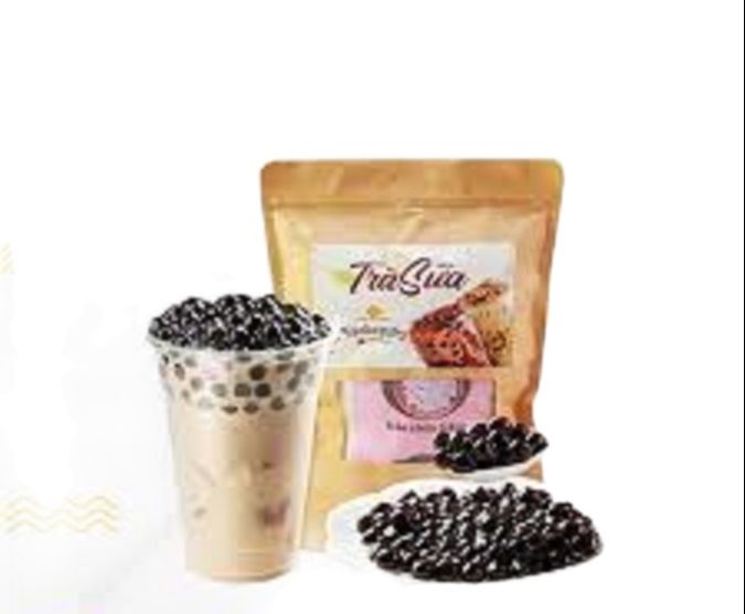 Trà sữa trân châu đường đen - sét 600g tự nấu