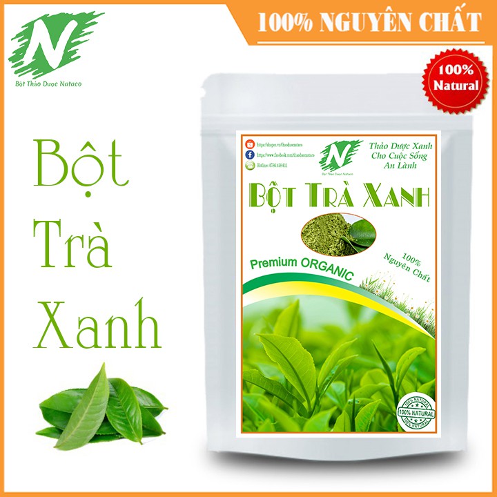 Bột trà xanh nguyên chất 100g