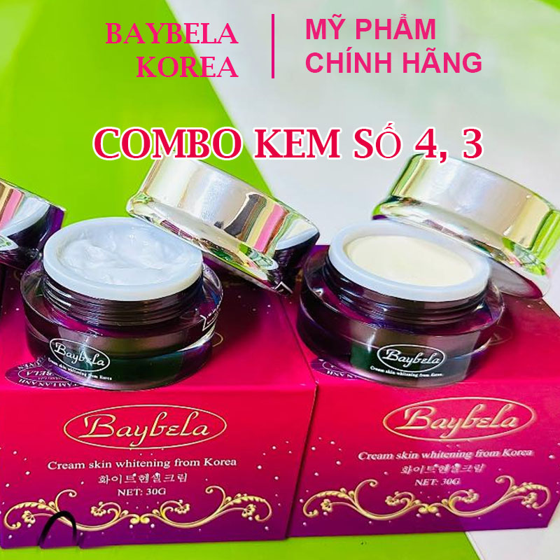 Combo Kem Baybela ( chống nắng 4 & kem nâng cơ số 3)