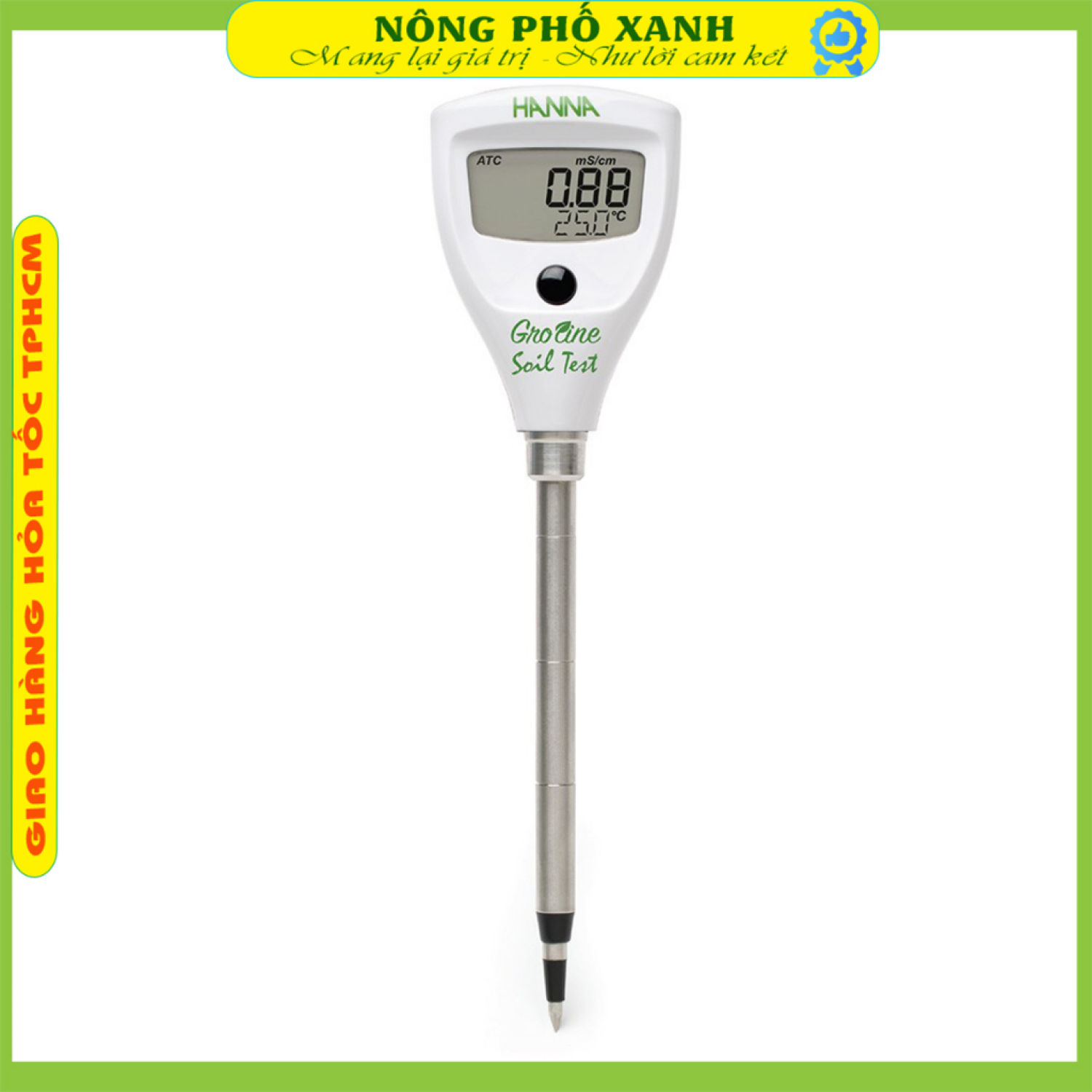 Bút đo độ dẫn ec hanna đất trồng và nước tưới groline hi98331