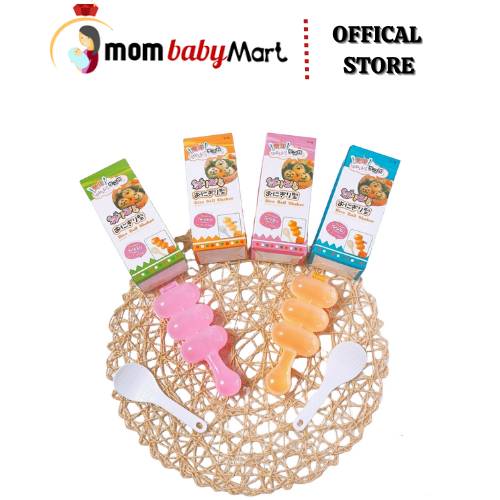 Bộ khuôn lắc nhiều màu tạo hình cơm nắm bento cho bé ăn dặm