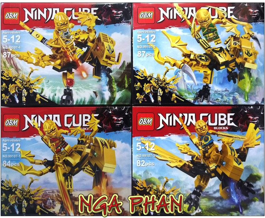 Lego Ninjago Ninja Cưỡi Rồng Vàng Đồ Chơi Xếp Hình Lắp Ráp