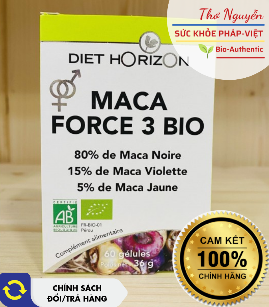 Viên bổ sung sức khỏe sinh sản-tình dục Maca Force 3 Bio