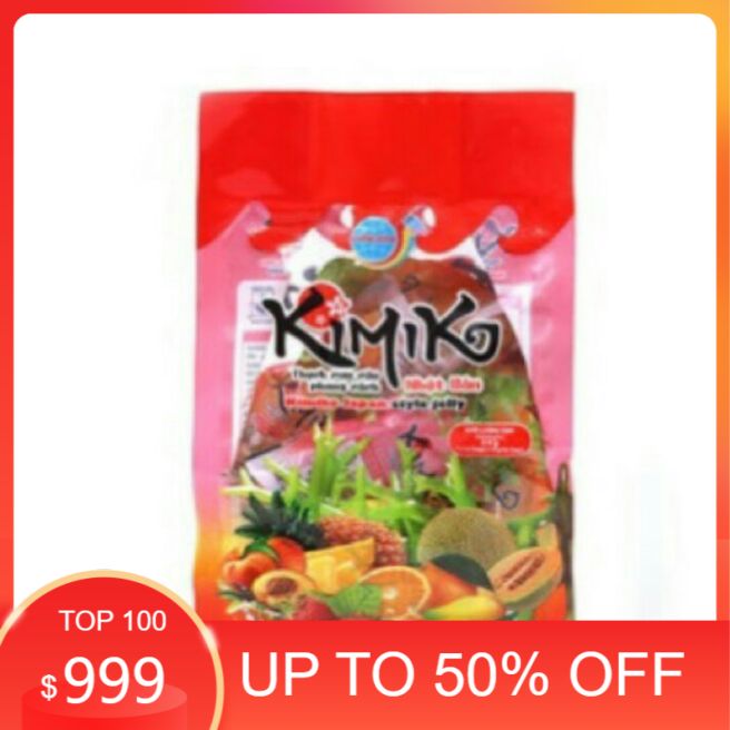 Thạch rau câu Long Hải Kimiko phong cách Nhật Bản dạng túi siêu hot gói 216g(12 gói/ túi)thach, thạch kimiko
