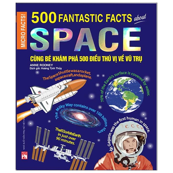 Fahasa - micro facts! 500 fantastic facts about space - cùng bé khám phá 500 điều thú vị về vũ trụ