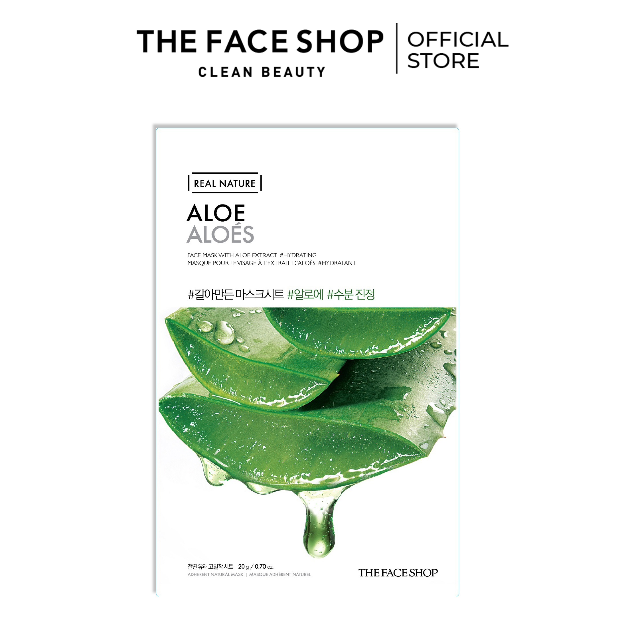 Mặt nạ TheFaceShop Real Nature Lingzhi Face Mask 20g