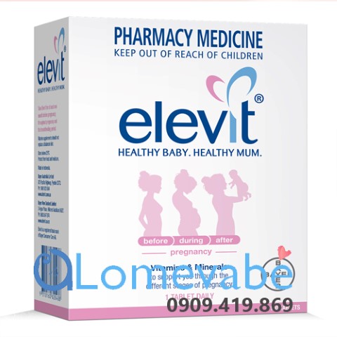 THUỐC ELEVIT ÚC CHO BÀ BẦU