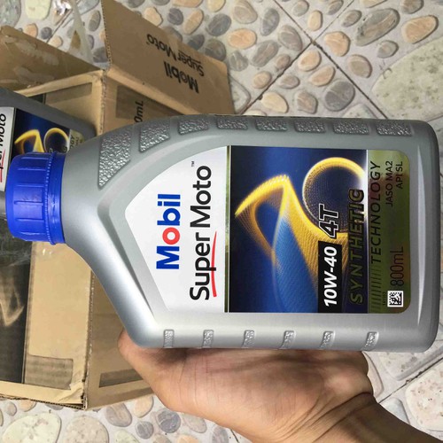 Dầu nhớt Mobil Super Moto - Dầu nhớt cho xe tay ga