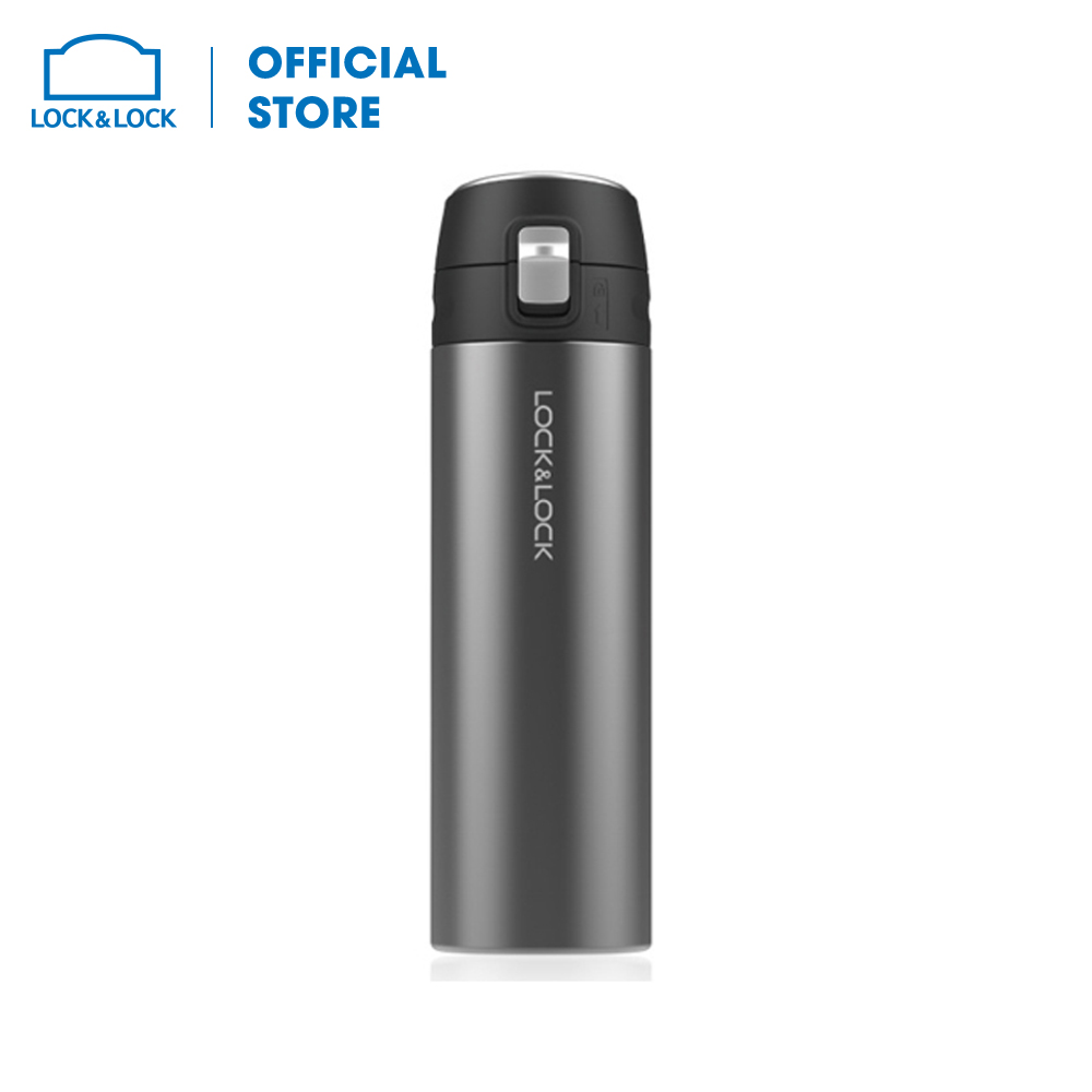 Bình Giữ Nhiệt Lock&Lock Super Feather Light  Vacuum Tumbler - 500Ml LHC3224BLK (Đen)