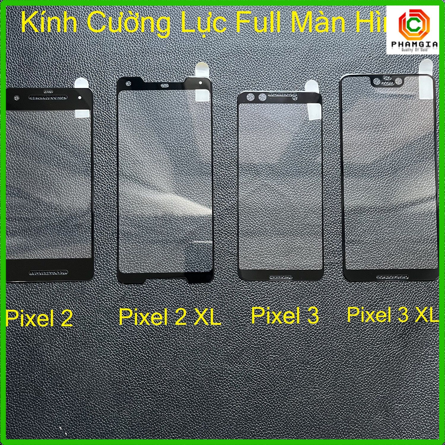 Kính cường lực Google Pixel 2 Pixel 2 XL Pixel 3 Pixel 3 XL full màn