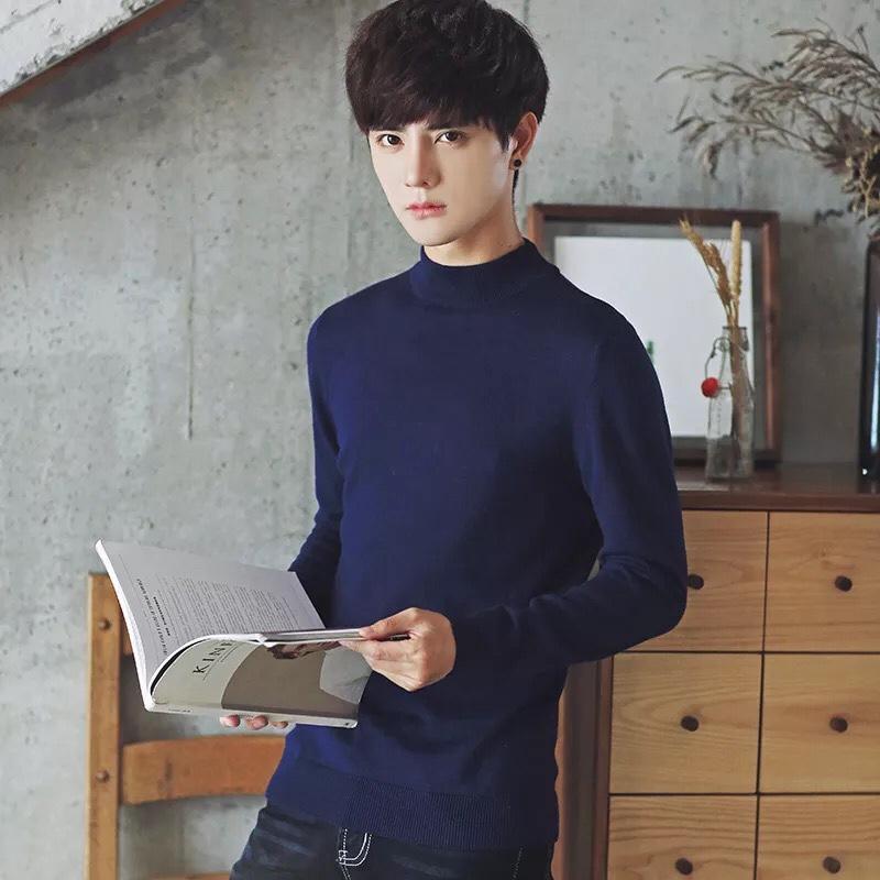 áo len cổ cao,2 màu trắng phục vụ khách hàng, giá siêu SALE