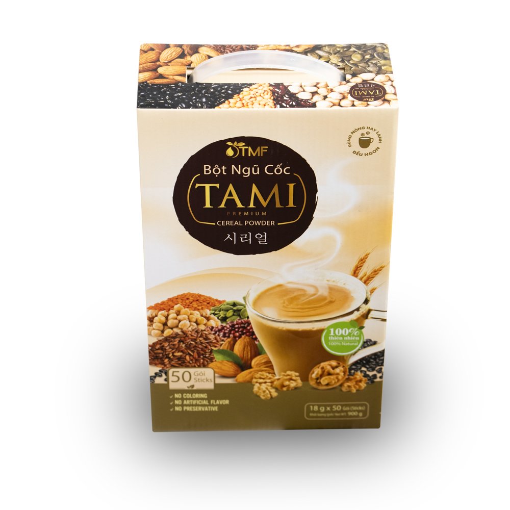 BỘT NGŨ CỐC  DINH DƯỠNG TAMI 900 GRAM 50 GÓI