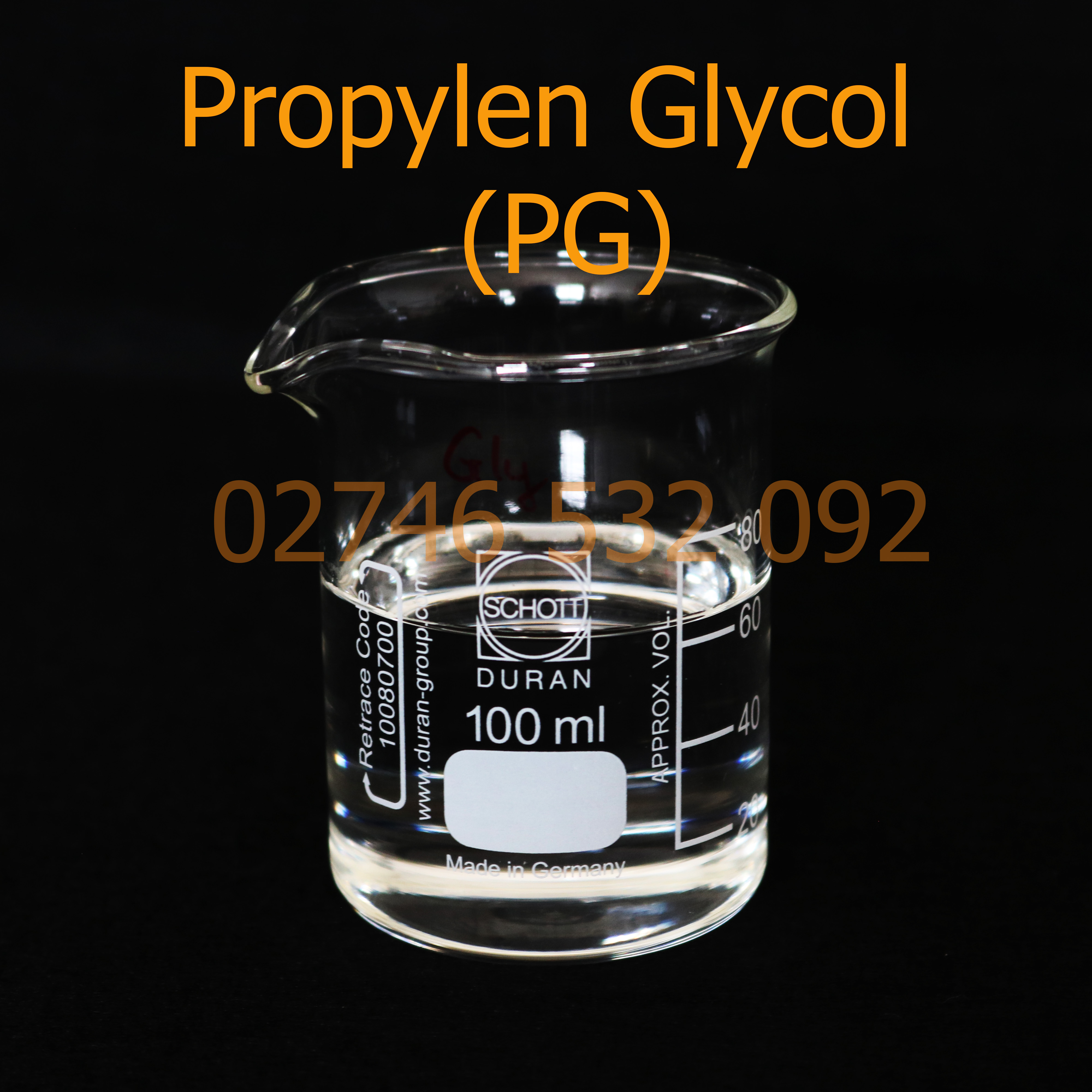 100ml chất làm mềm và giữ ẩm propylene glycol - usp grade