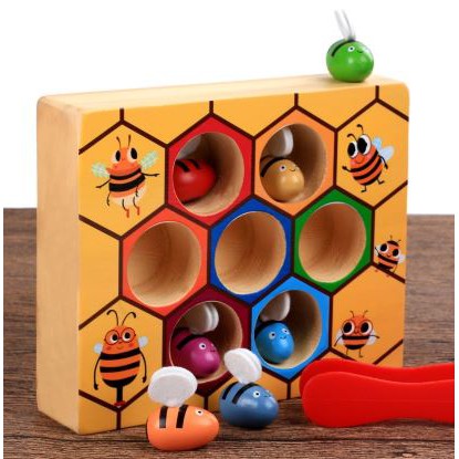[HCM]Bộ đồ chơi gỗ tổ ong