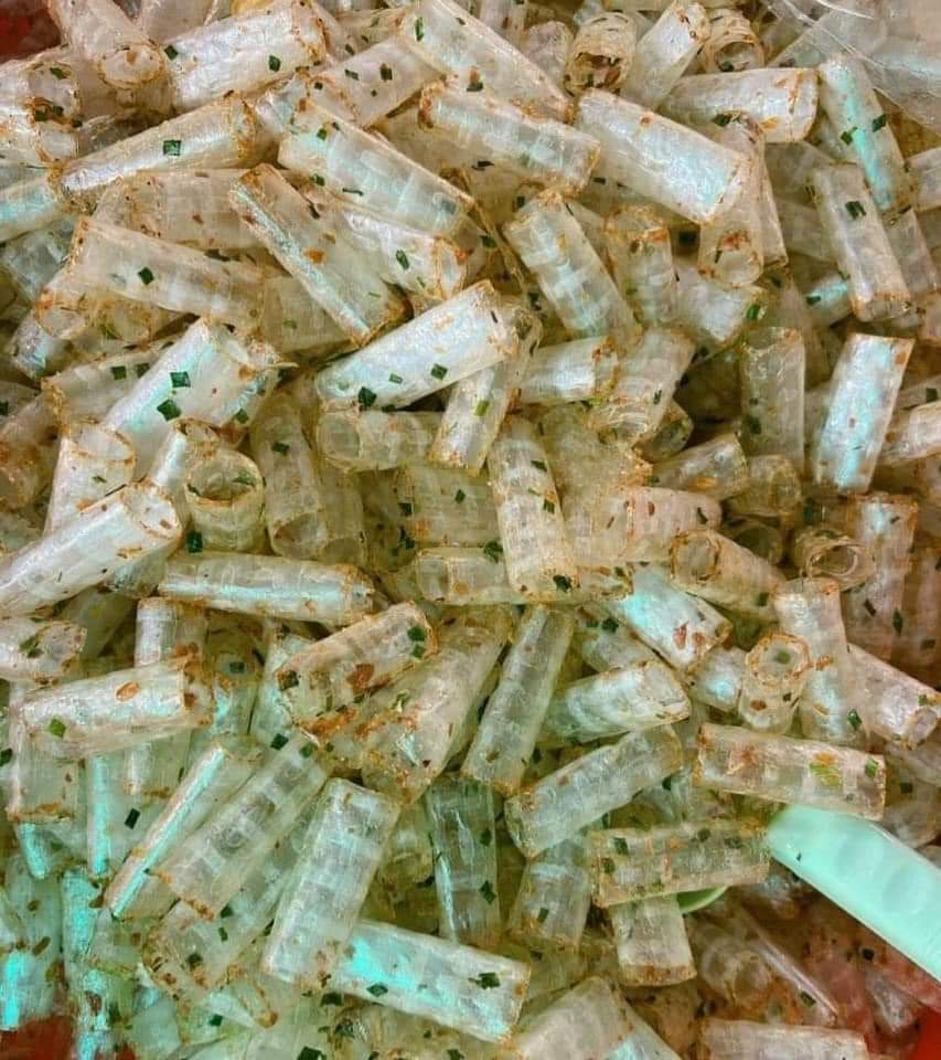 Bánh tráng trộn hành ống chay tây ninh túi 500gr! bánh tráng chay trộn sẵn