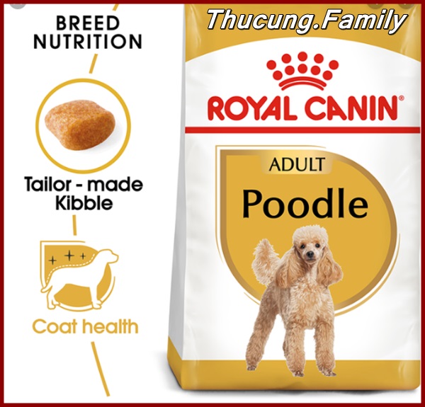 Thức ăn hạt cao cấp dành riêng cho CHÓ POODLE trên 10th. Royal Canin Poodle Adult 1,5kg túi