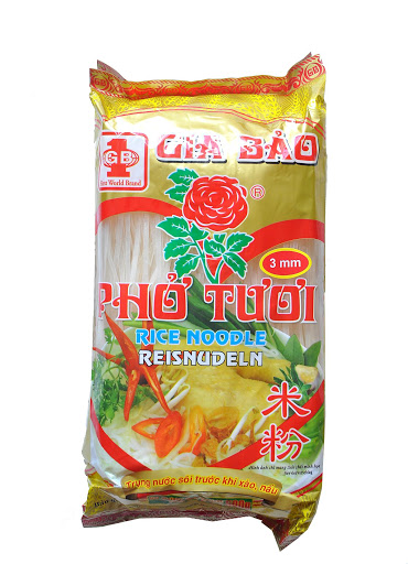 [SALE Xả kho]-BÁNH PHỞ KHÔ GIA BẢO 500GR, SỢI PHỞ DAI NGON THƠM MÙI GẠO, SẢN PHẨM XUẤT KHẨU NƯỚC NGOÀI, loại xuất khẩu đạt chuẩn quốc tế