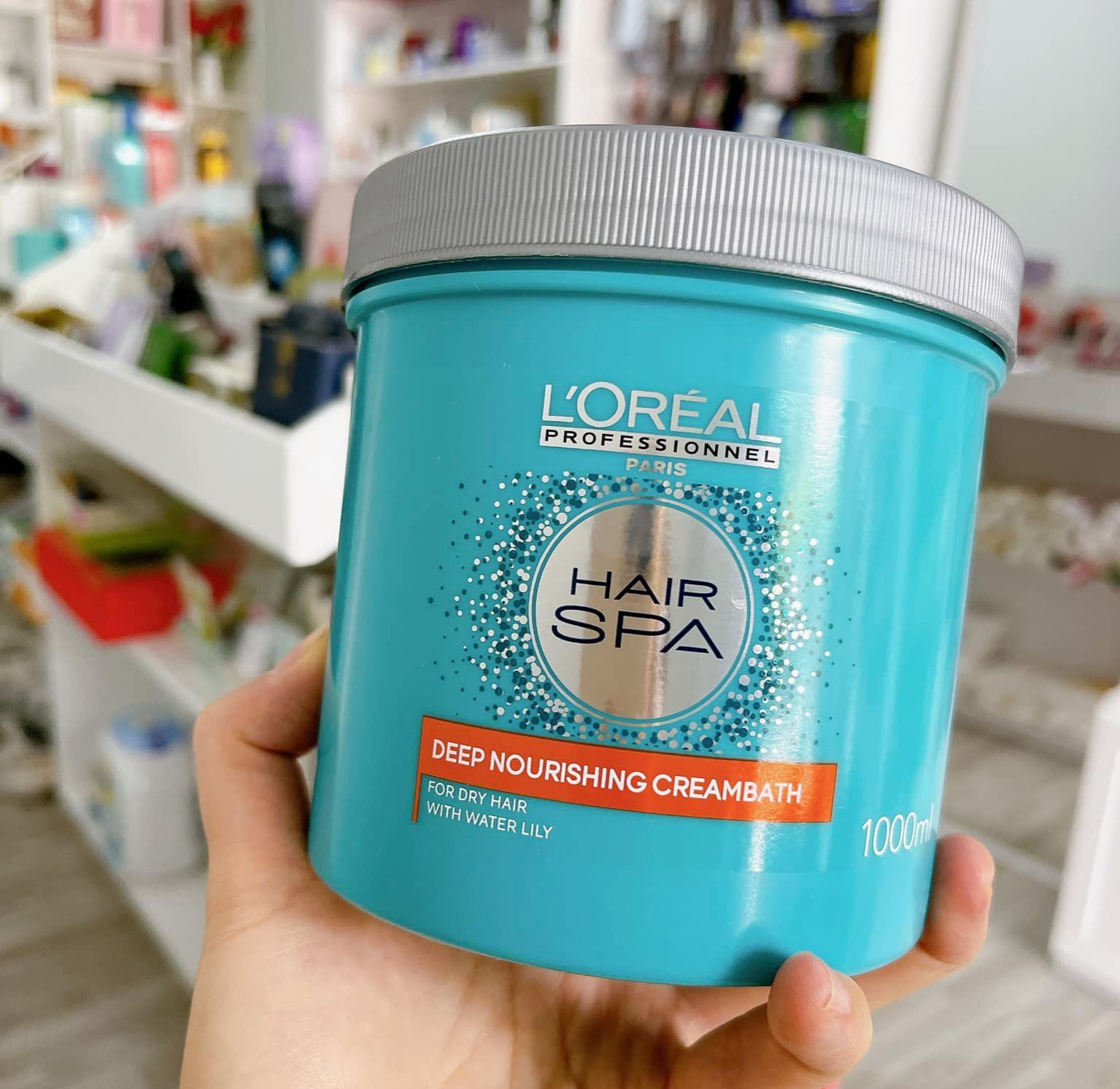 Dầu hấp ủ L'oreal Hair Spa Deep Nourishing suôn mượt tóc khô và thư giản da đầu 1000ml