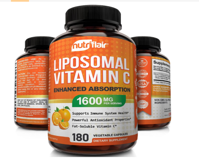 Nutriflair bổ sung liposomal vitamin c 1600mg 180 viên