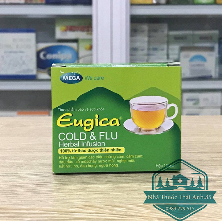 Trà eugica cold flu herbal infusion cảm lạnh cảm cúm