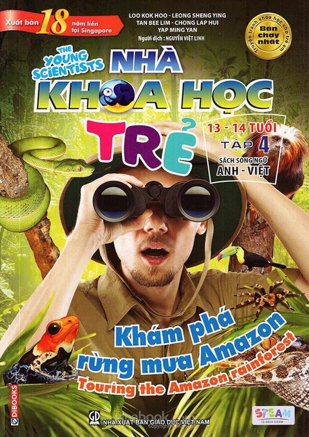 Fahasa - nhà khoa học trẻ tập 4 - khám phá rừng mưa amazon