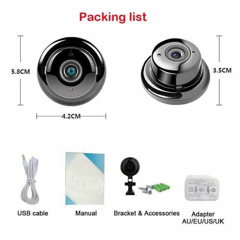 Camera IP kết nối Internet V380, Camera wifi giám sám sát không Dây V380 PRO - Hồng ngoại Quan sát ban đêm Tích hợp Mic