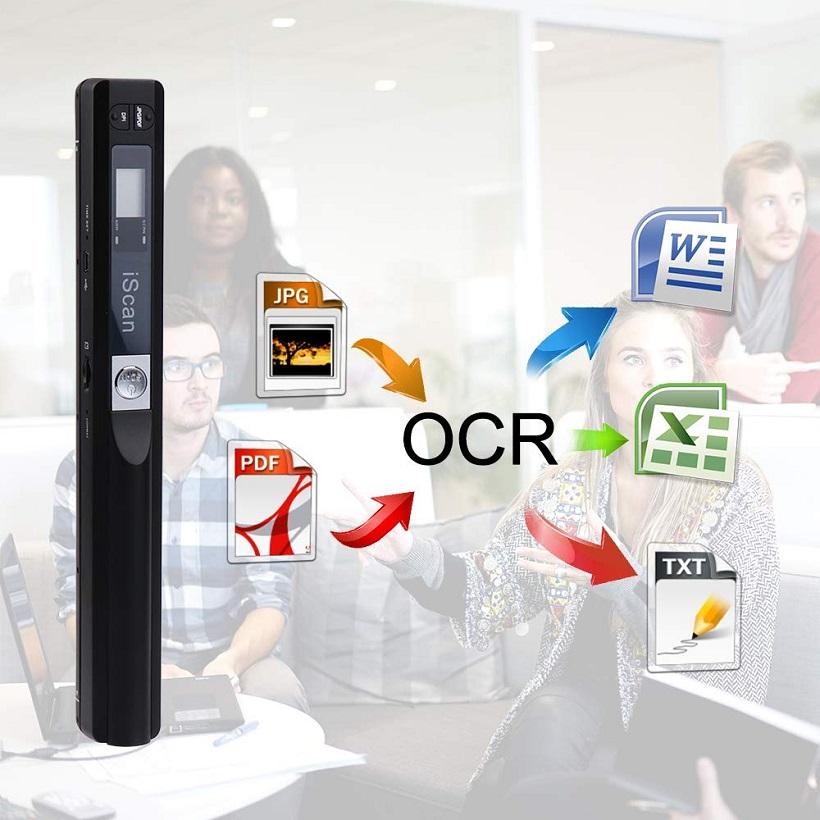 Dụng cụ scan màu di động độ nét cao iscan 900DPI - Thiết bị scan cầm tay cao cấp