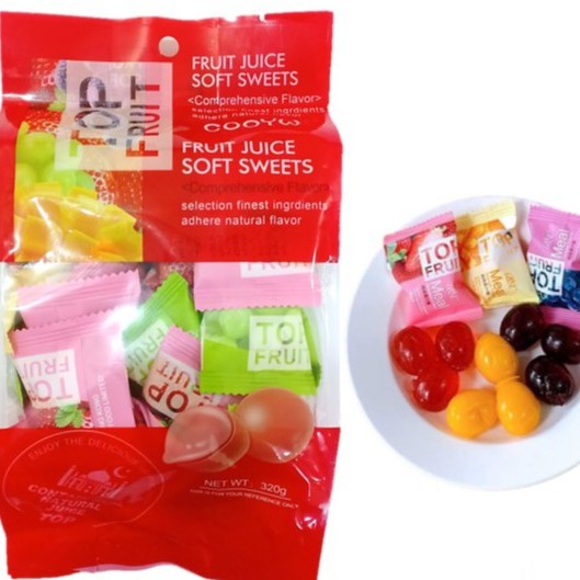Kẹo dẻo trái cây top fruit 320g