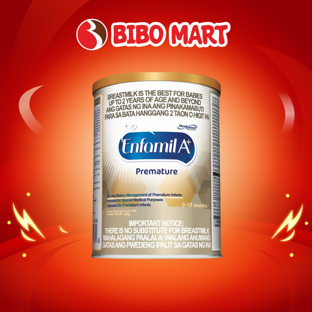 Sữa Enfamil A+ Premature 400g Cho Trẻ Sinh Non Nhẹ Cân Từ 0-12 Tháng - Bibo Mart