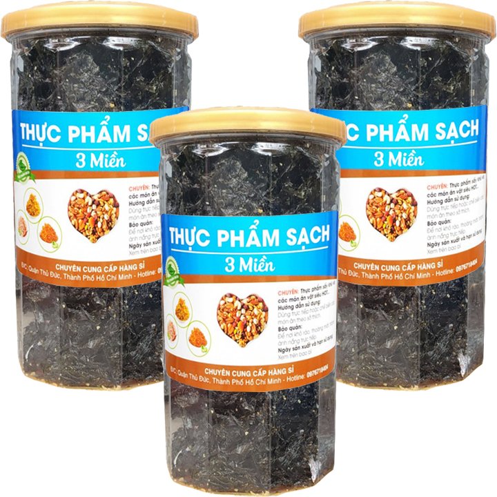 Rong biển cháy tỏi ớt thơm ngon - mỗi hũ 100g