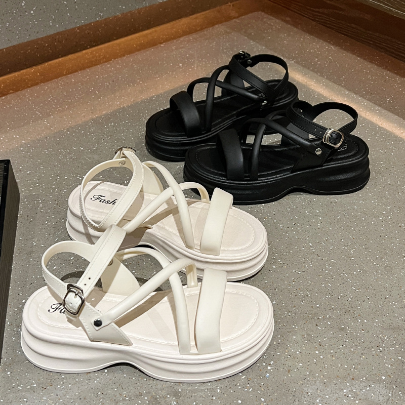 GloWear hợp thời trang mới dày và cao phong cách cổ tích từ với xăng đan thoáng khí