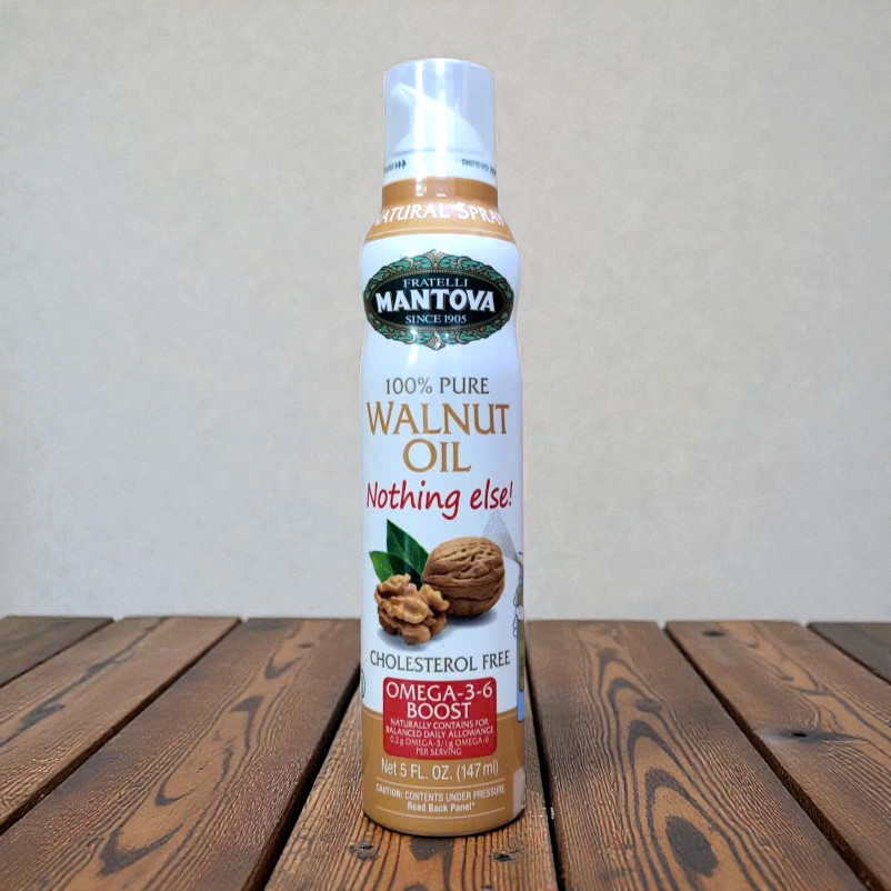 HSD 17/4/2026 --- MANTOVA [chai xịt 147ml] DẦU QUẢ ÓC CHÓ NGUYÊN CHẤT Pure Walnut Oil Spray
