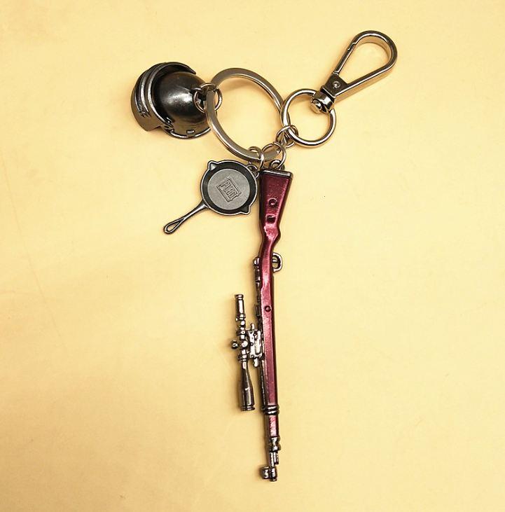 Combo móc khóa mô hình pubg nhỏ