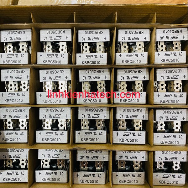 Kbpc5010 diode cầu 50a 1000v dip-4 chính hãng sep chân đồng