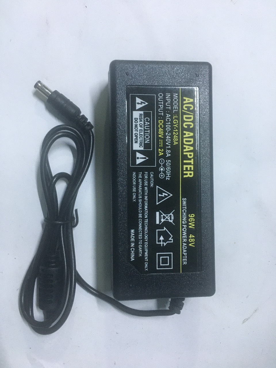 Nguồn adapter 48v 2a nguồn cho poe, đầu ghi camera ip, wifi...