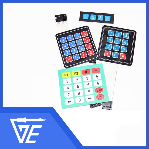 Các loại bàn phím ma trận dùng cho arduino và các vi điều khiển khác