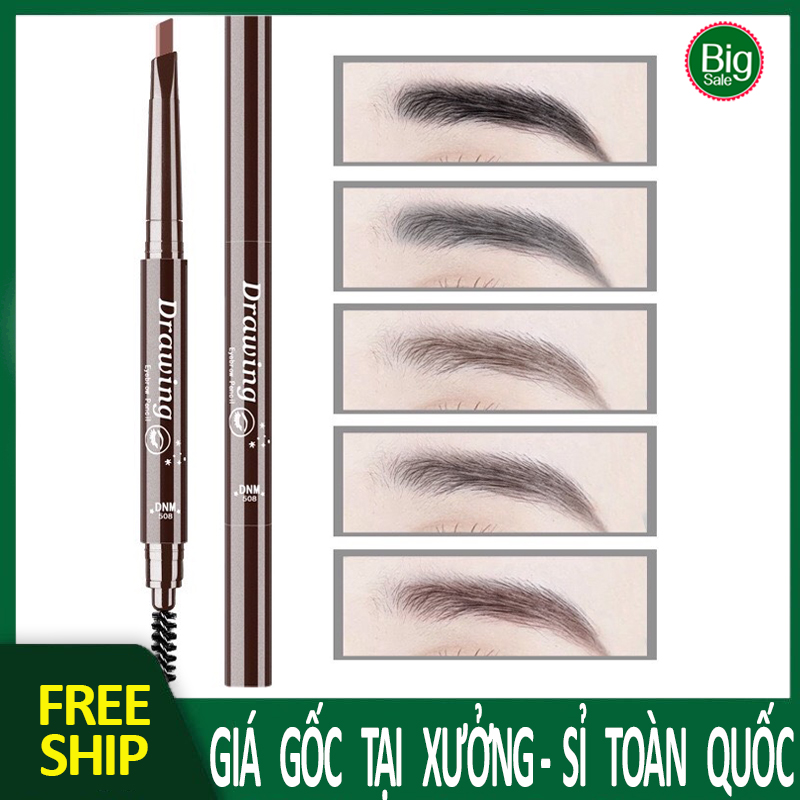 Bút Kẻ Mày 2 đầu Lameila Drawing - Hàng Nội địa Trung ❤FREESHIP❤ 2 Đầu Đa Hiệu Ứng 3D Không Thấm Nước, Mồ Hôi, Lâu trôi. A7