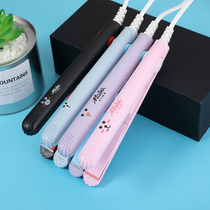Máy uốn tóc là tóc mini, máy kẹp uốn duỗi tóc mini giúp duỗi uốn thẳng tóc