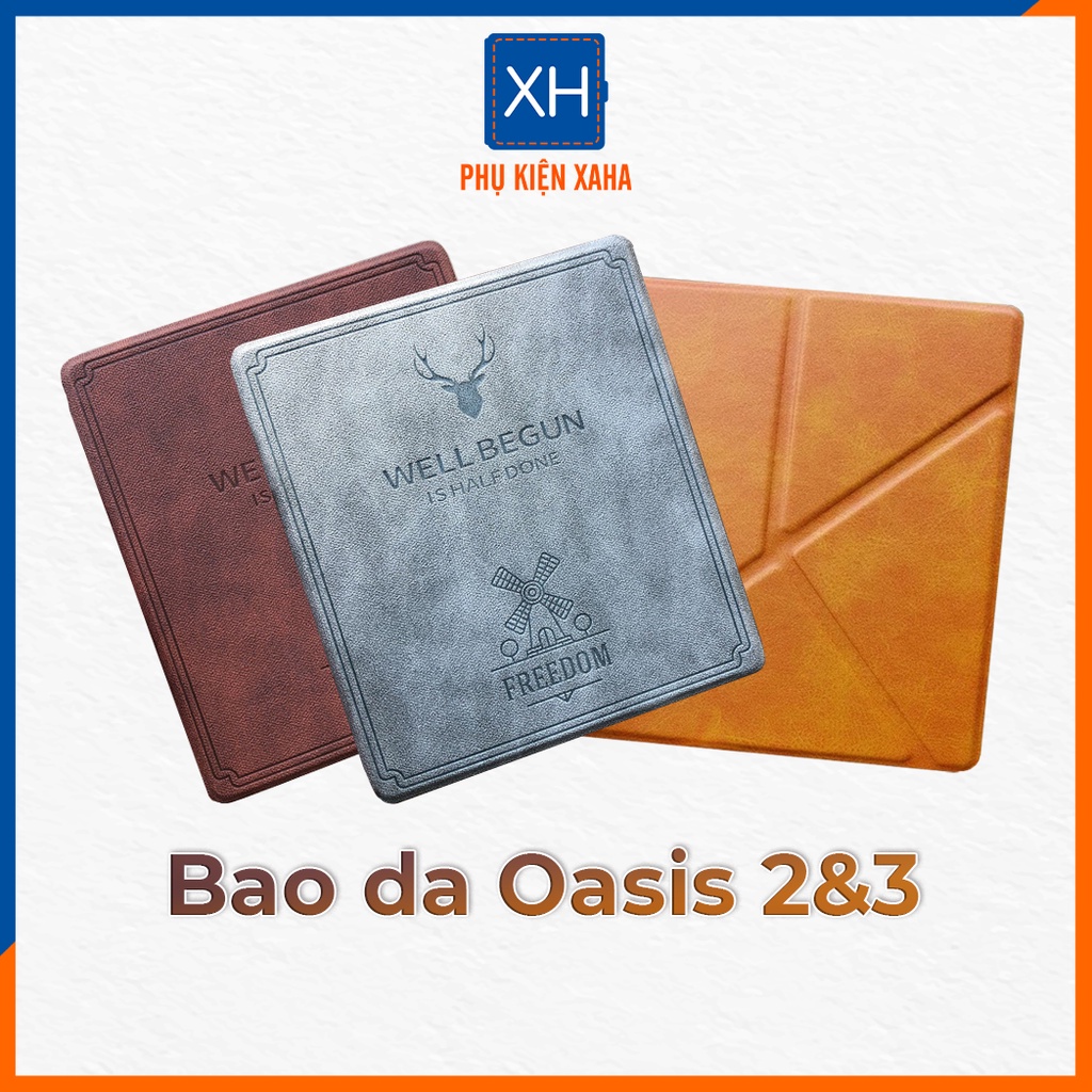 Bao da máy đọc sách Kindle Oasis 2 và Oasis 3 - Divisi, Well Begun, in hình