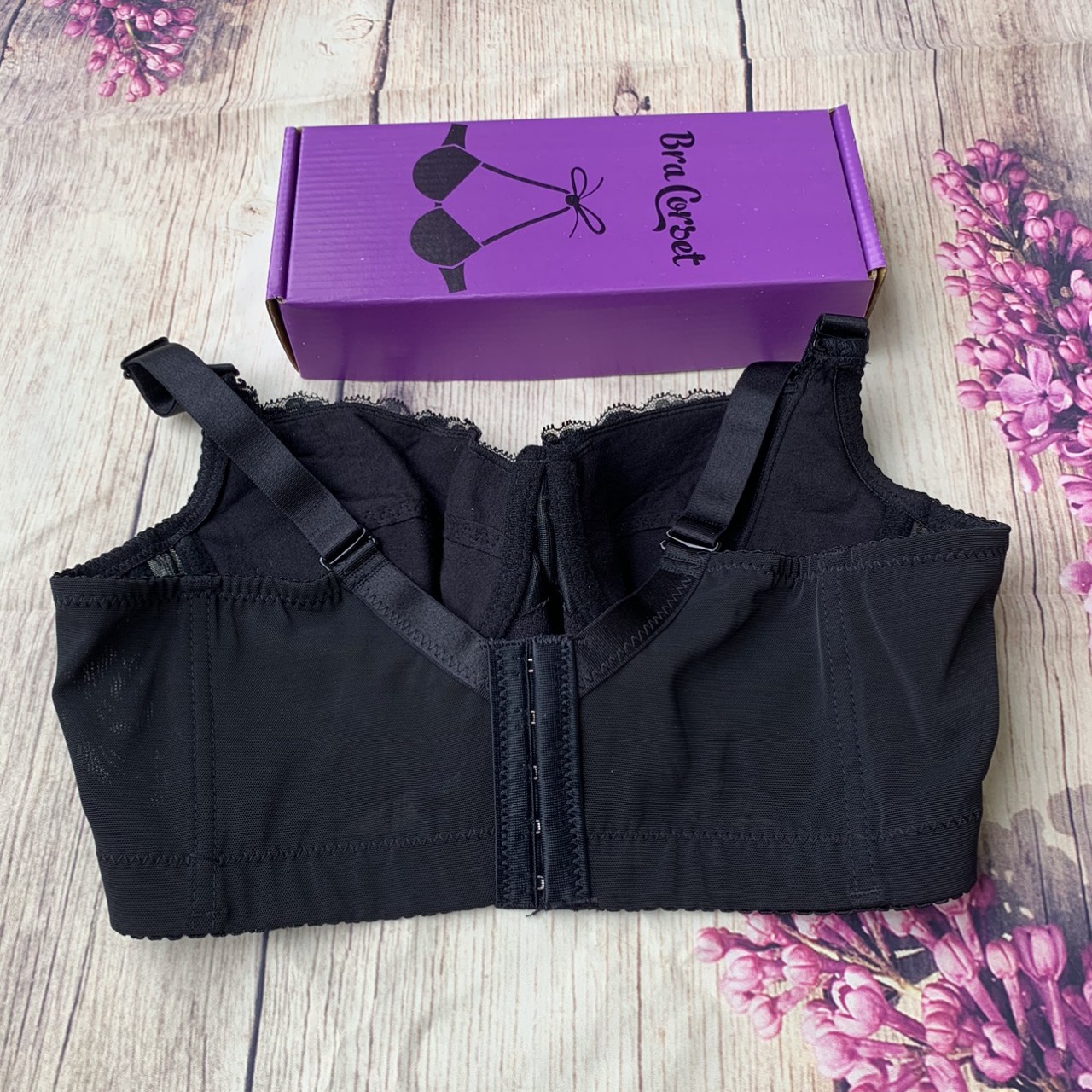 Bra corset che mỡ lưng không gọng mút mỏng, bản lưng to (Mã SP 1886)