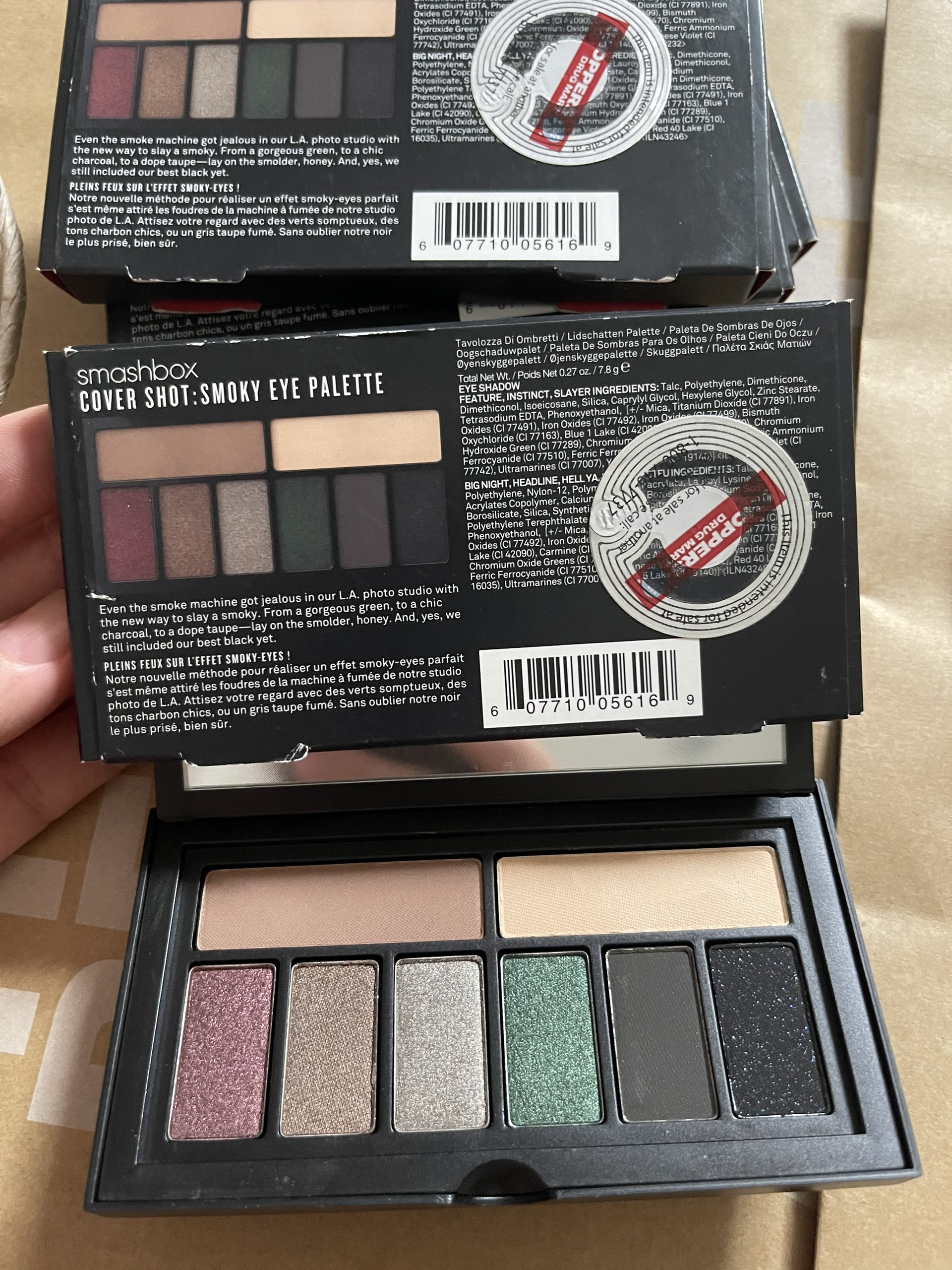 Smashbox phấn mắt smashbox của mỹ smoky eye palette