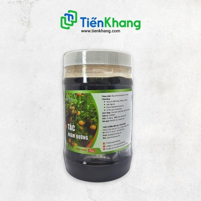 Nước tắc ngâm đường - hũ